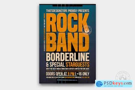 Rock Band Flyer Template