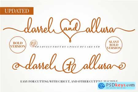 Darrel Allura Bold - A Wedding Font