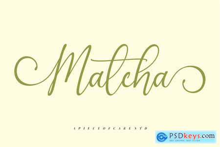 Matcha - A Script Font