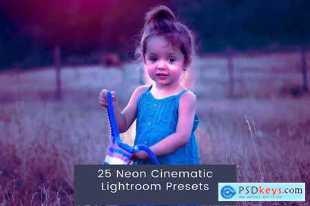 25 Neon Cinematic Lightroom Presets
