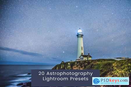 20 Astrophotography Lightroom Presets