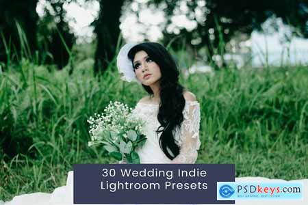 30 Wedding Indie Lightroom Presets