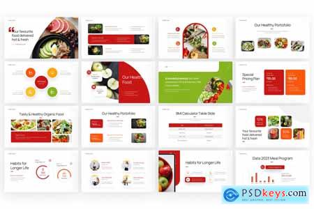 Healthy Food Creative PowerPoint Template