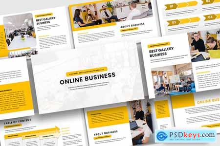 Online Business PowerPoint Template