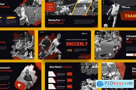 Soccerly - Football PowerPoint Template