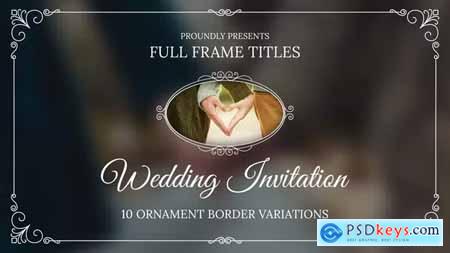 Full Frame Wedding Invitation 43126040