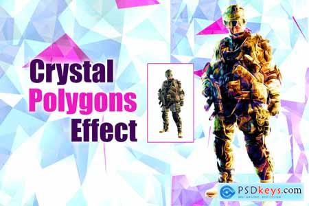 Crystal Polygons Effect