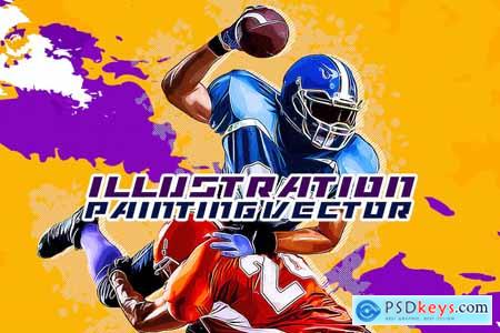 Illustration Painting Vector Action