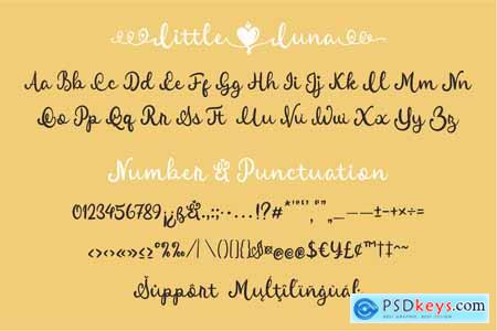 Little Luna - A Duo Font