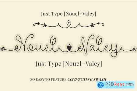 Nouel Valey - A Script Font