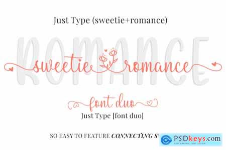 Sweetie Romance - A Duo Font