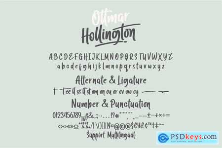 Ottmar Hallington - A Script Font