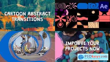 Cartoon Abstract Transitions for After Effects 43084167