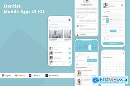 Dentist Mobile App UI Kit