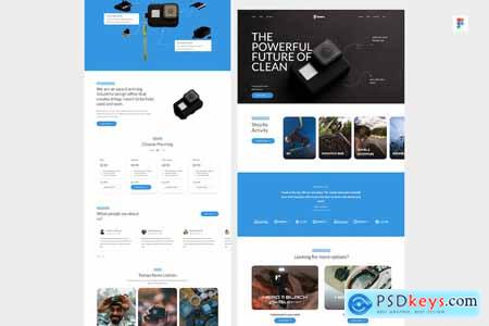 Camera & Drone UI Template Website