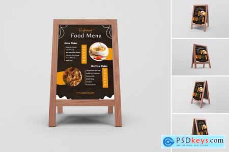 Advertising Board Stand Mockups