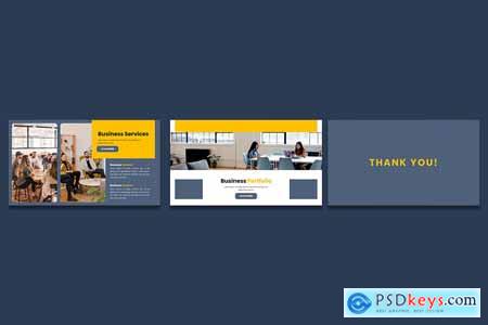 Business Report Presentation Powerpoint Template