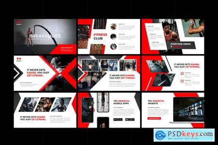 Zenogym - Fitness and Gym PowerPoint Template