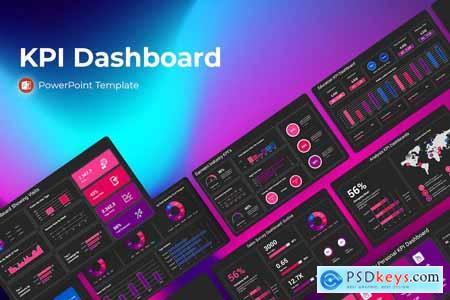 KPI Dashboard PowerPoint Presentation Template