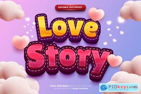 Love Story Text Effect