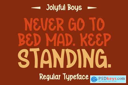 Jolyful Boys - A Modern Playful Font
