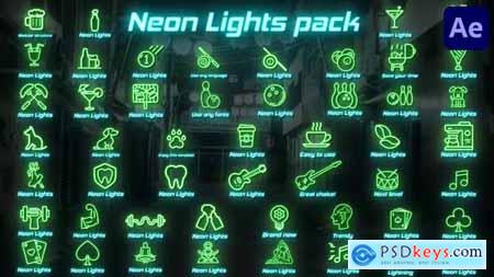 Neon Lights Big Pack for After Effects 43191401