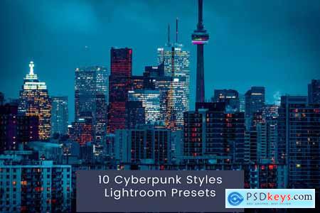 10 Cyberpunk Styles Lightroom Presets