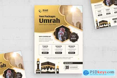 Umrah Tour Packages Flyer Template