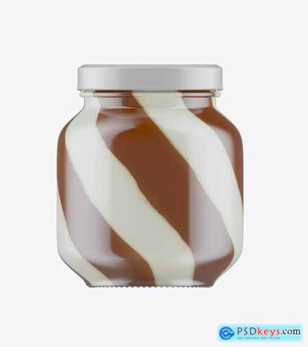 Chocolate Jar Cream Mockup