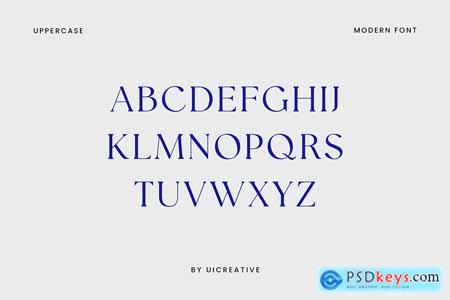 Distrampler Luxury Serif Font