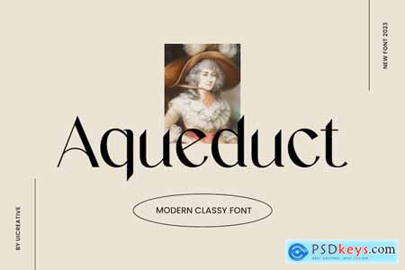 Aqueduct Modern Classy Serif Font