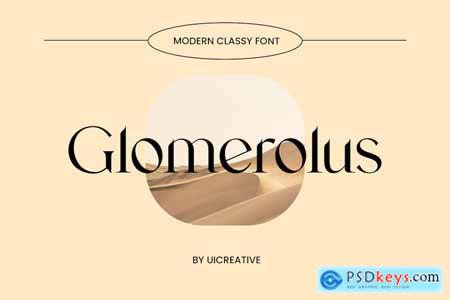 Glomerolus Modern Classy Serif Font