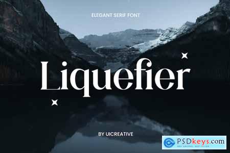 Liquefier Elegant Serif Font