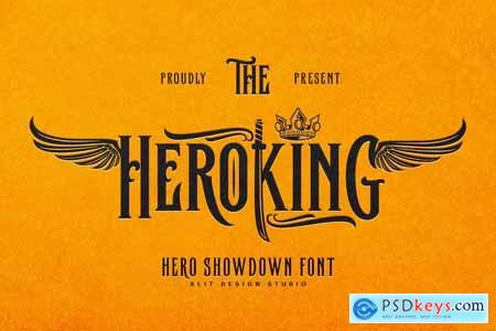 The Hero King Typeface