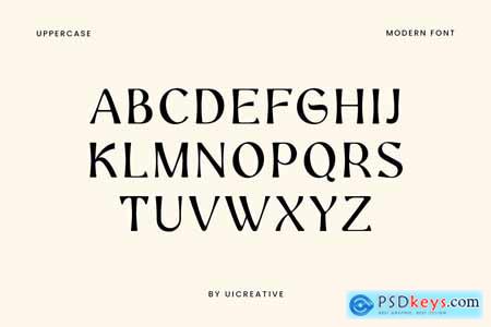 Palaestra Modern Display Serif Font