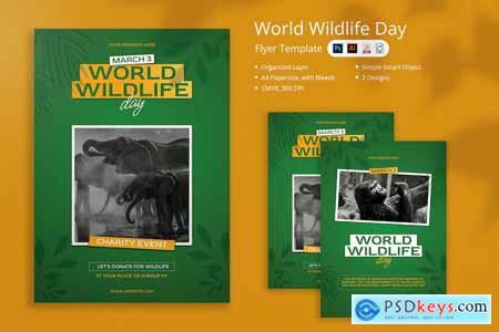 Gajan - World Wildlife Day Flyer