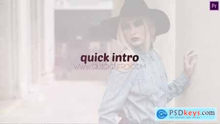 Quick Intro Premiere Pro 42234176