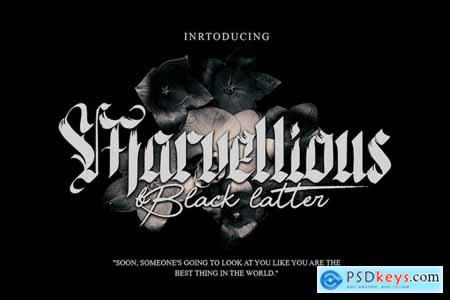 Marvellious - Blackletter Typeface