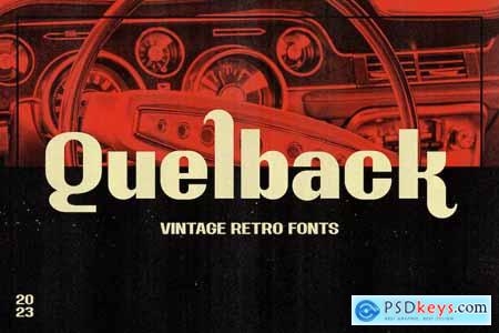 Quelback - Vintage Retro Fonts
