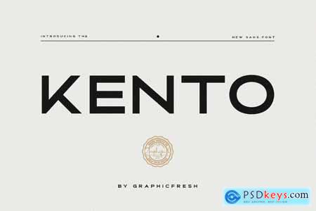Kento - The Modern Sans Font