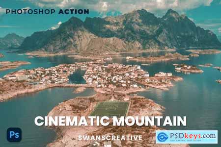 Cinematic Mountain Photoshop Action