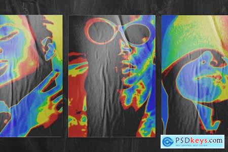 Thermal Map PSD Photo Effect
