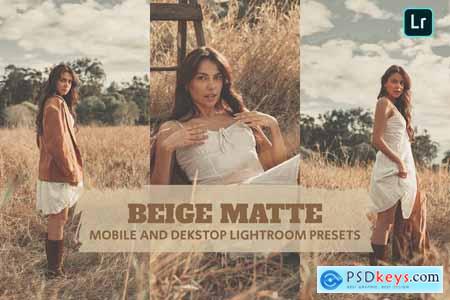 Beige Matte Lightroom Presets Dekstop and Mobile