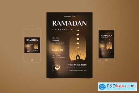 Ramadan Kareem Celebration Flyer Set