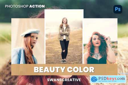 Beauty Color Photoshop Action