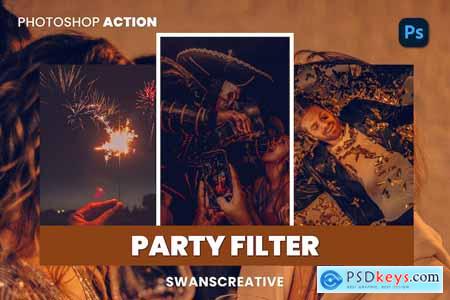 Party Filter Photoshop Action