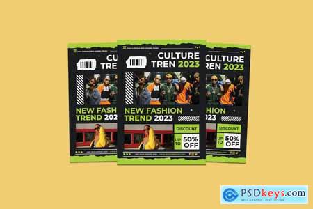 Culture Trend Fashion 2023 Flyers