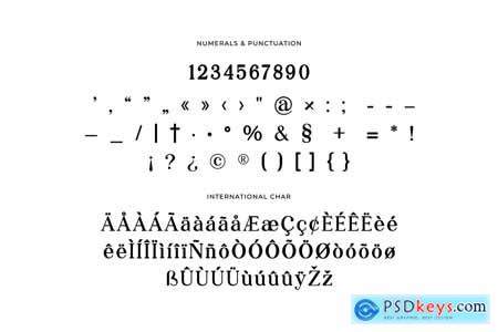 Grillages Modern Serif Font