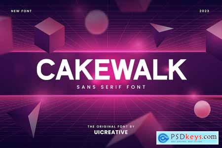 Cakewalk Sans Serif Font