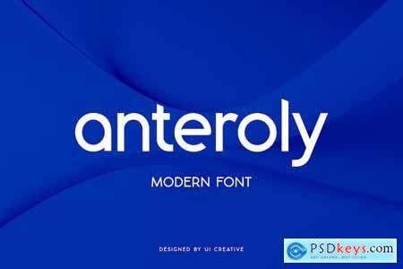 Anteroly Modern Sans Serif Font